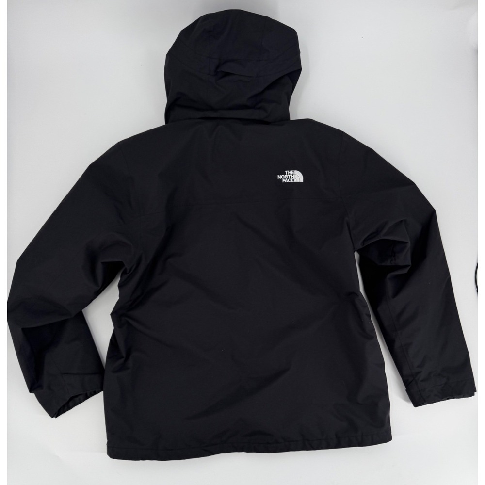 The North Face Mens DryVent Insulated Hooded Jacket Black Wiremax Logo Large - Picture 6 of 12